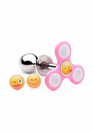 Fidget spinner anal plug