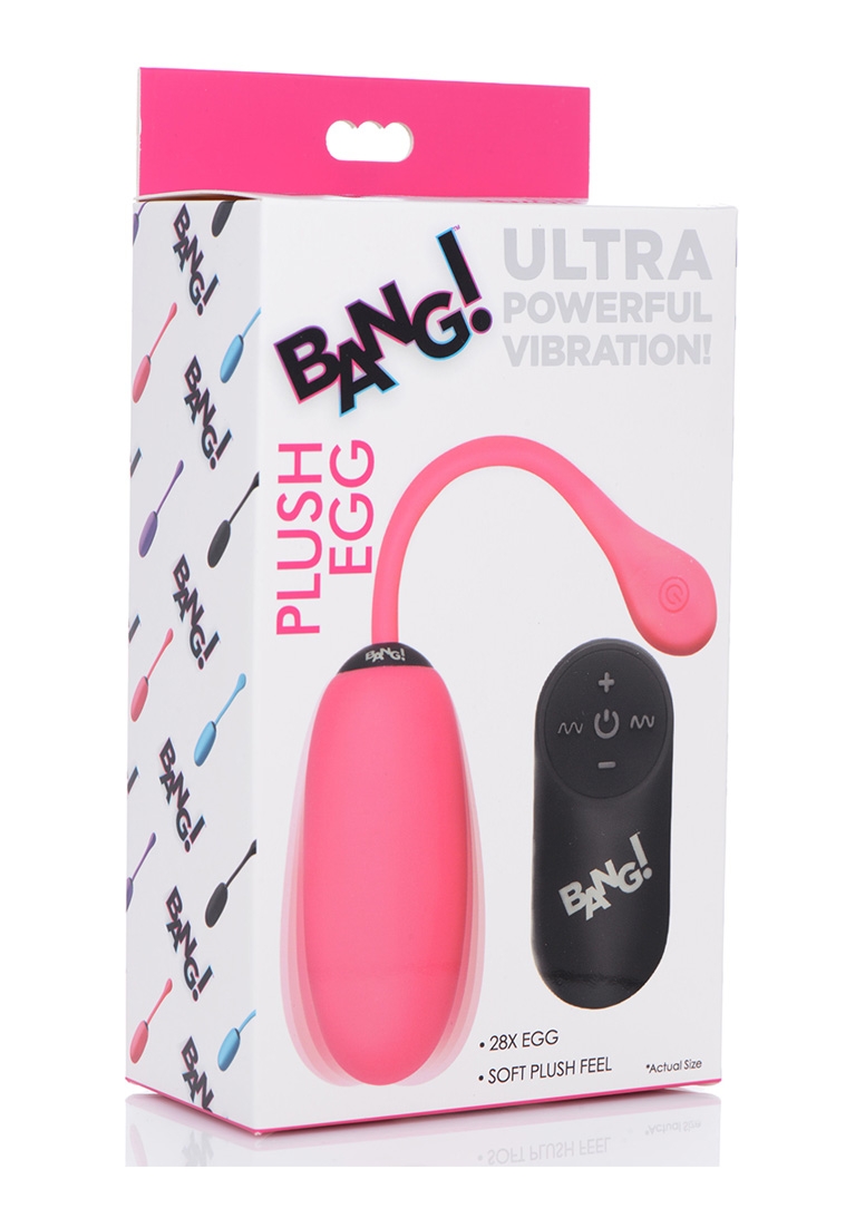 28X Plush Egg & Remote Control - Pink