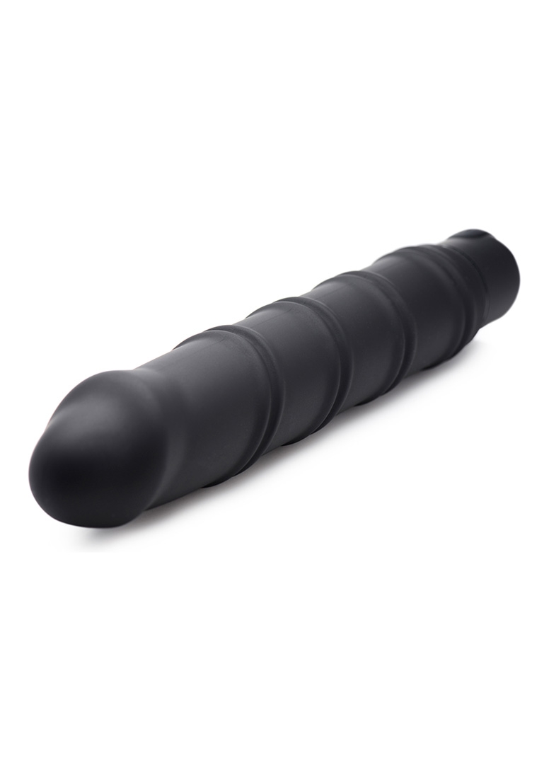 XL Bullet & Swirl Silicone Sleeve - Black