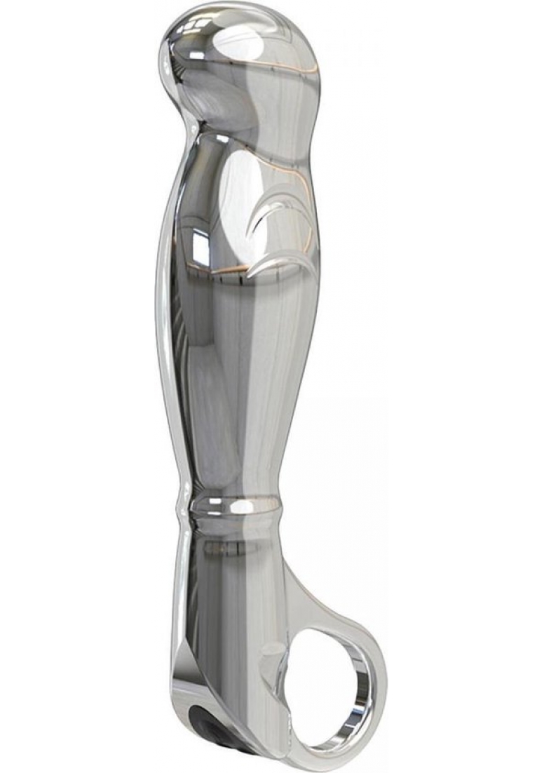 FORTIS Aluminium Vibrating Prostate Massager - Silver