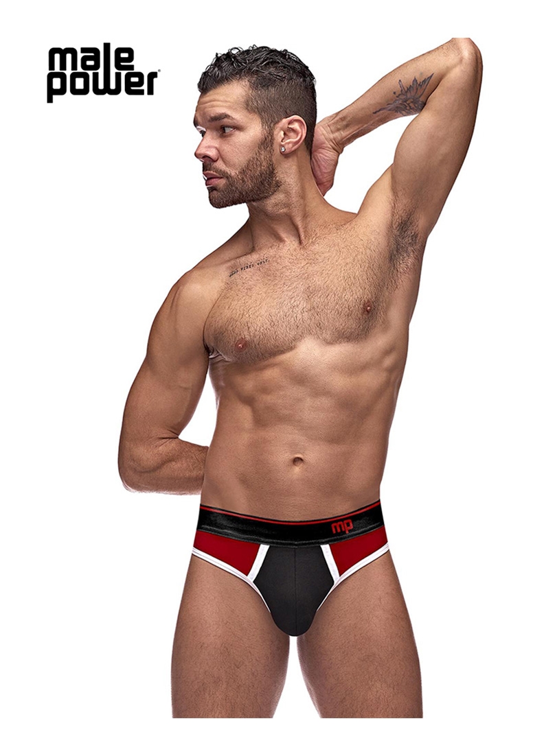 Retro Sport - Panel Thong - Black - S/M