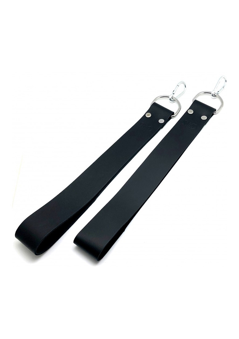 Leather sling loops - Black