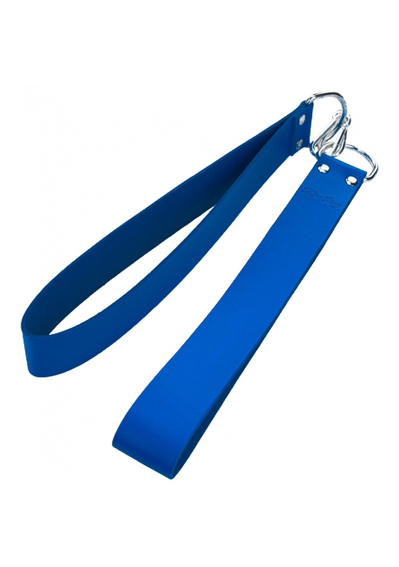 Leather sling loops - Blue