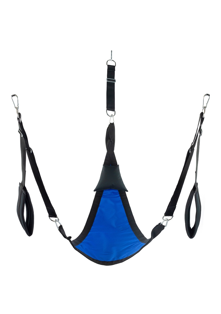 Triangle canvas sling - 3 or 4 points - Full set - Blue