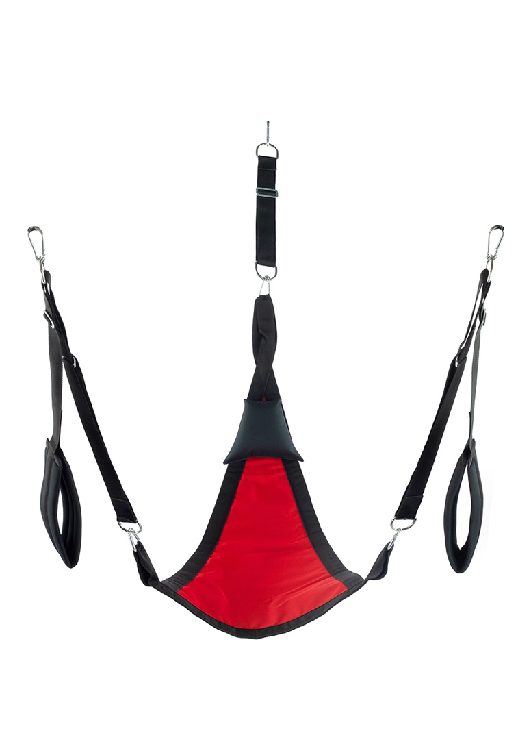 Triangle canvas sling - 3 or 4 points - Full set - Red