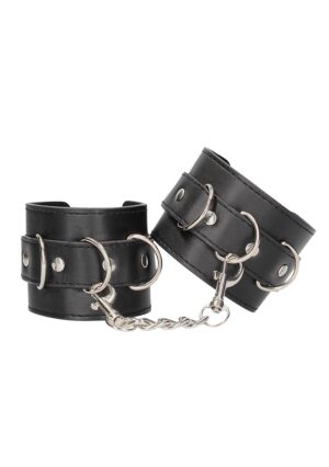 Bonded Leather Hand or Ankle Cuffs - With Adjustable Straps - Afbeelding 5