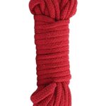 * basic cotton bondage rope japanesse style red 10mtr