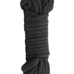 * basic cotton bondage rope japanese style black 10mtr