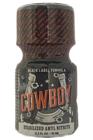 cowboy black label poppers 10ml