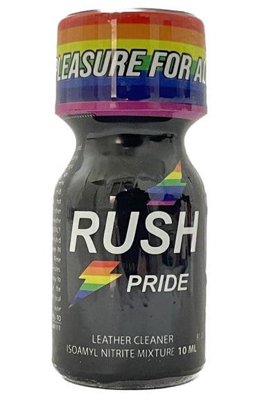 * rush pride black label poppers 10ml