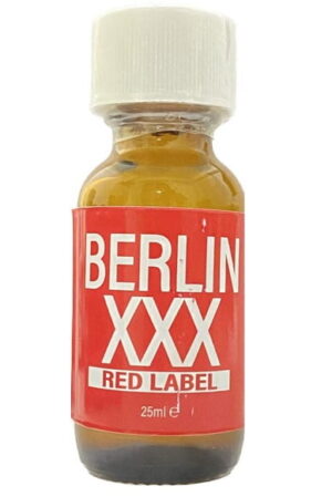 berlin xxx red label poppers 25ml