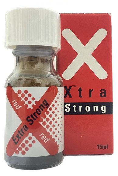 x ultra strong red poppers 15ml