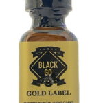 black go gold label poppers 24ml