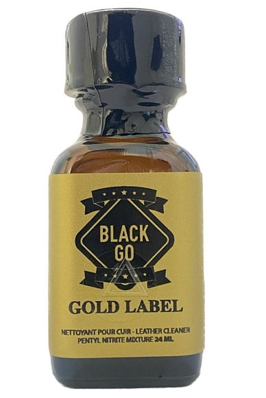 black go gold label poppers 24ml