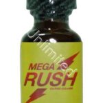 * mega rush poppers 24ml (etiket heeft waterschade)