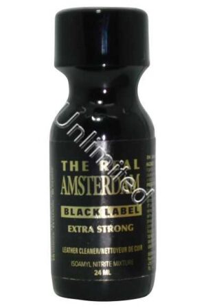 real amsterdam black label extra strong poppers 24ml