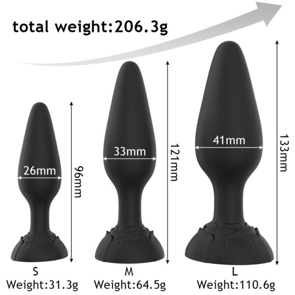 basic butt plug set