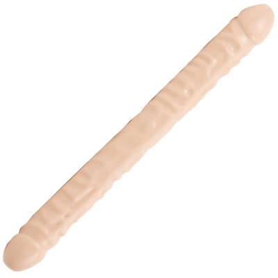 Jr. Veined Double Dong 18inch Flesh