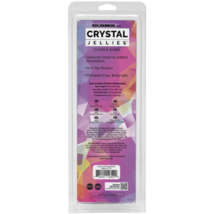 Crystal Jellies - 8 Inch Classic Dong - Pink