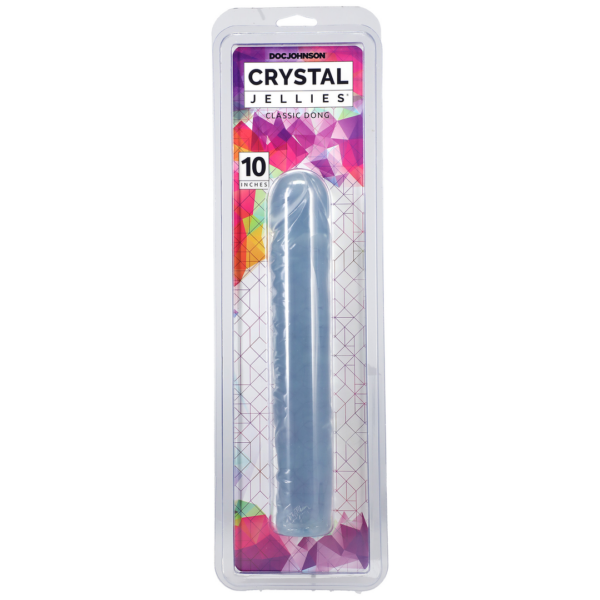 Crystal Jellies - 10 Inch Classic Dong - Transparent