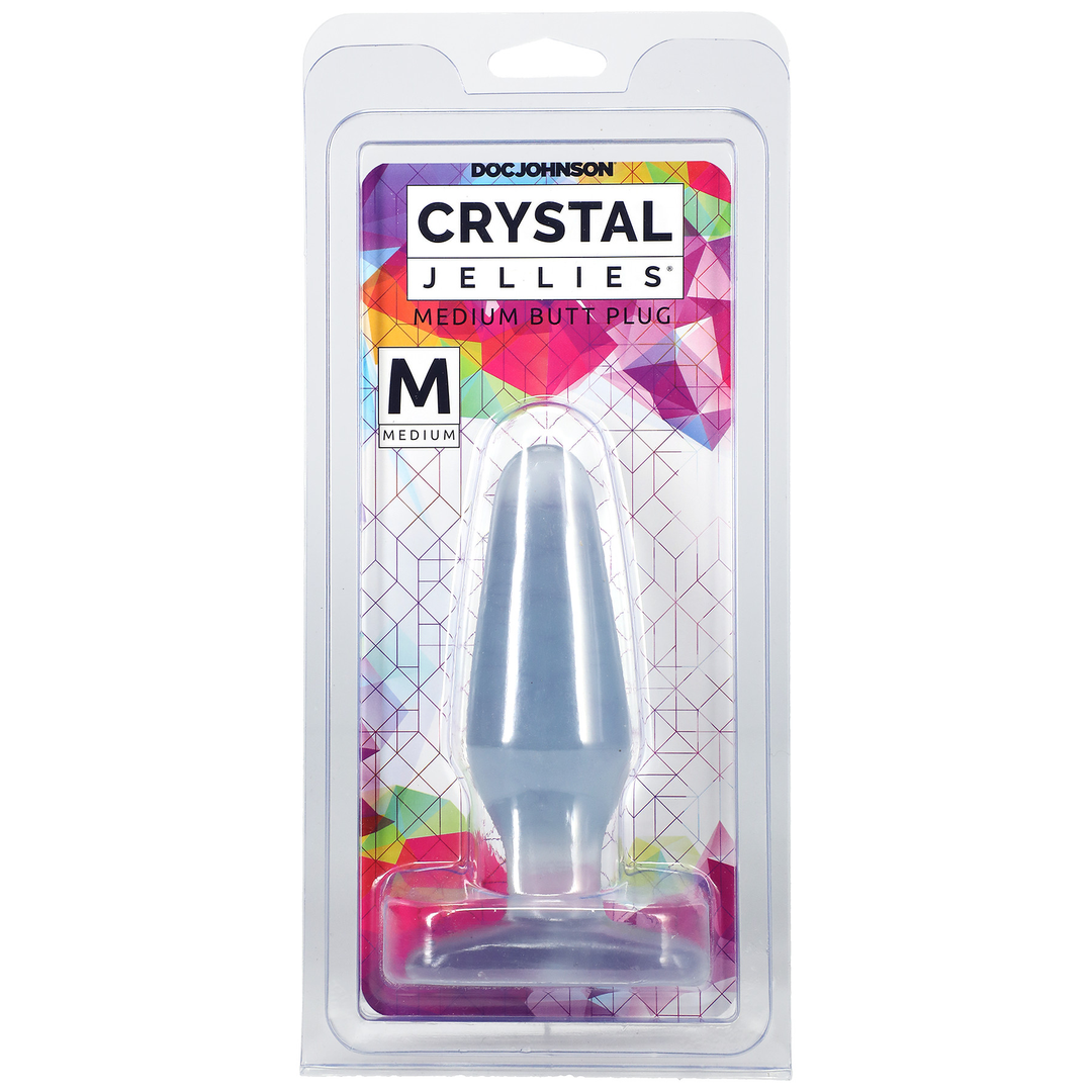 Crystal Jellies - Medium Butt Plug - Transparent