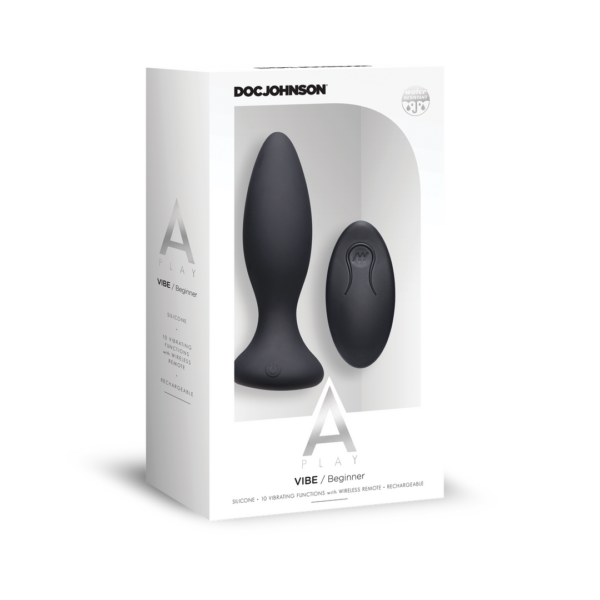 Vibe - Beginner - Rechargeable Anal Plug - Black