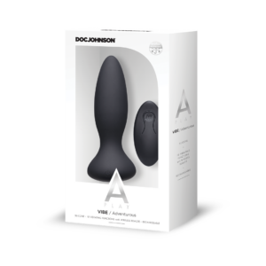 Vibe - Adventurous - Rechargeable Anal Plug - Black