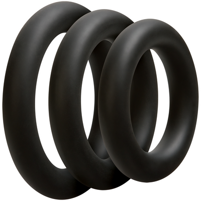 OptiMALE C-Ring 3 Set Black Thick