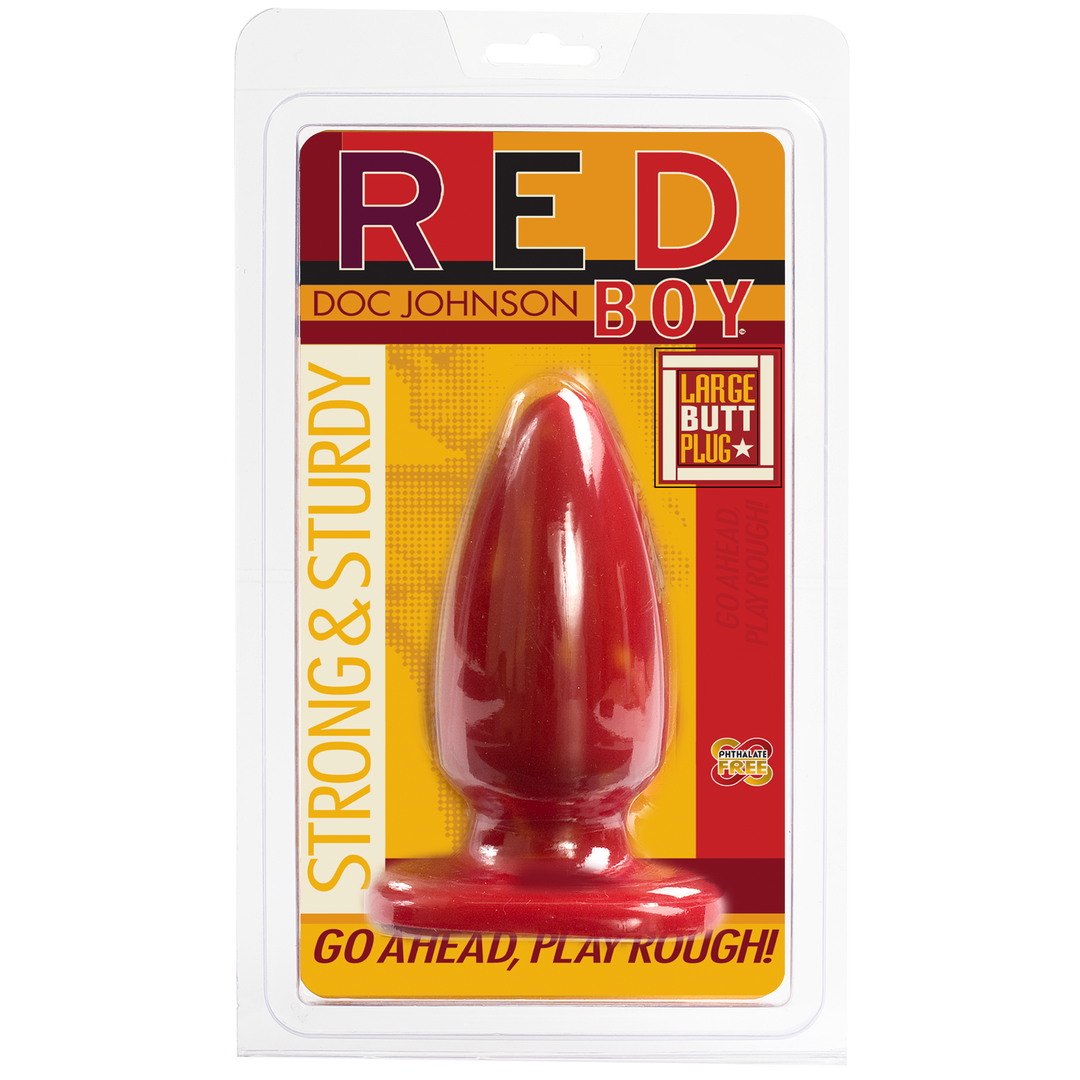 Red Boy Large Butt Plug