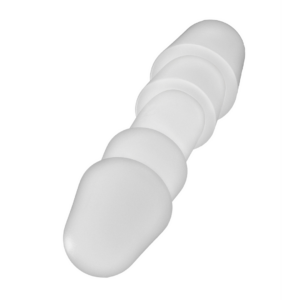 Vac-U-Lock - Frosted Double Up Plug - White