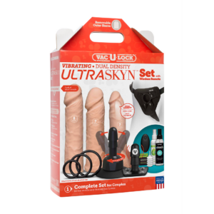 Vibrating Dual Density ULTRASKYN Set - Vanilla