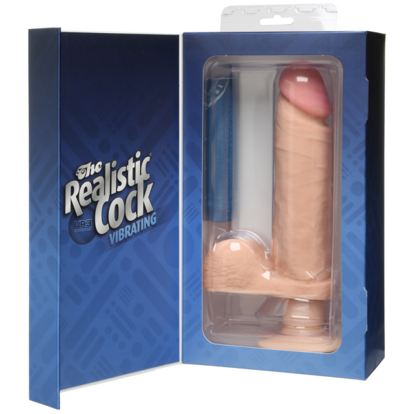 The Realistic Cock - UR3 - Vibrating 8 Inch - Skin