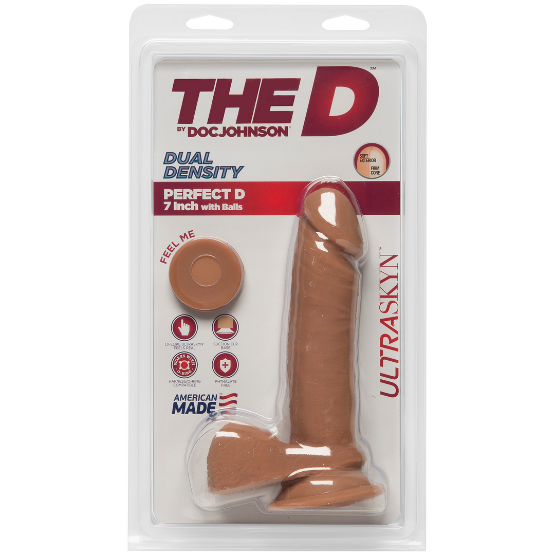 The D - Perfect D with Balls - 7 Inch - Caramel