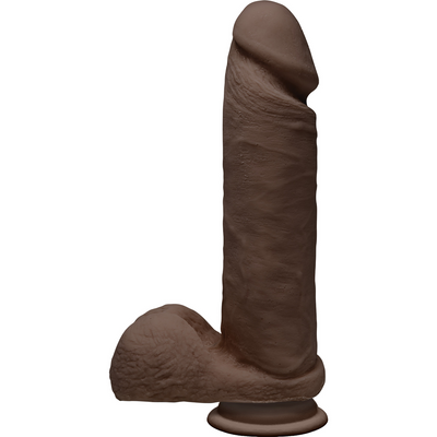 The D - Perfect D with Balls - 8 Inch - Chocolate