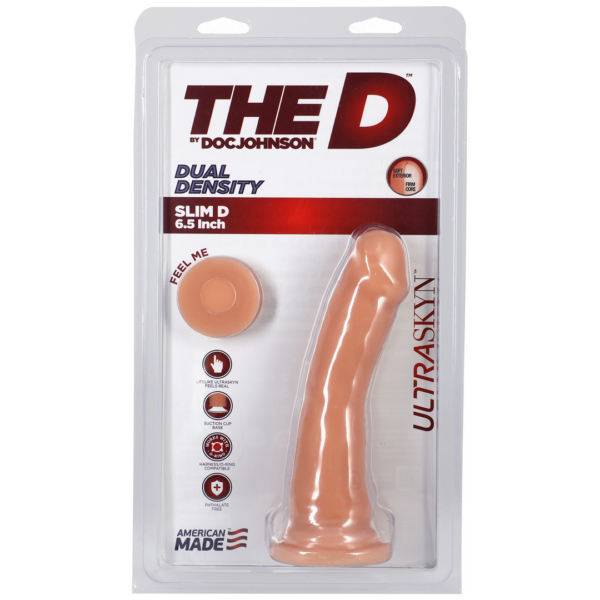 The D - Slim D - 6.5 Inch - Ultraskyn - Flesh