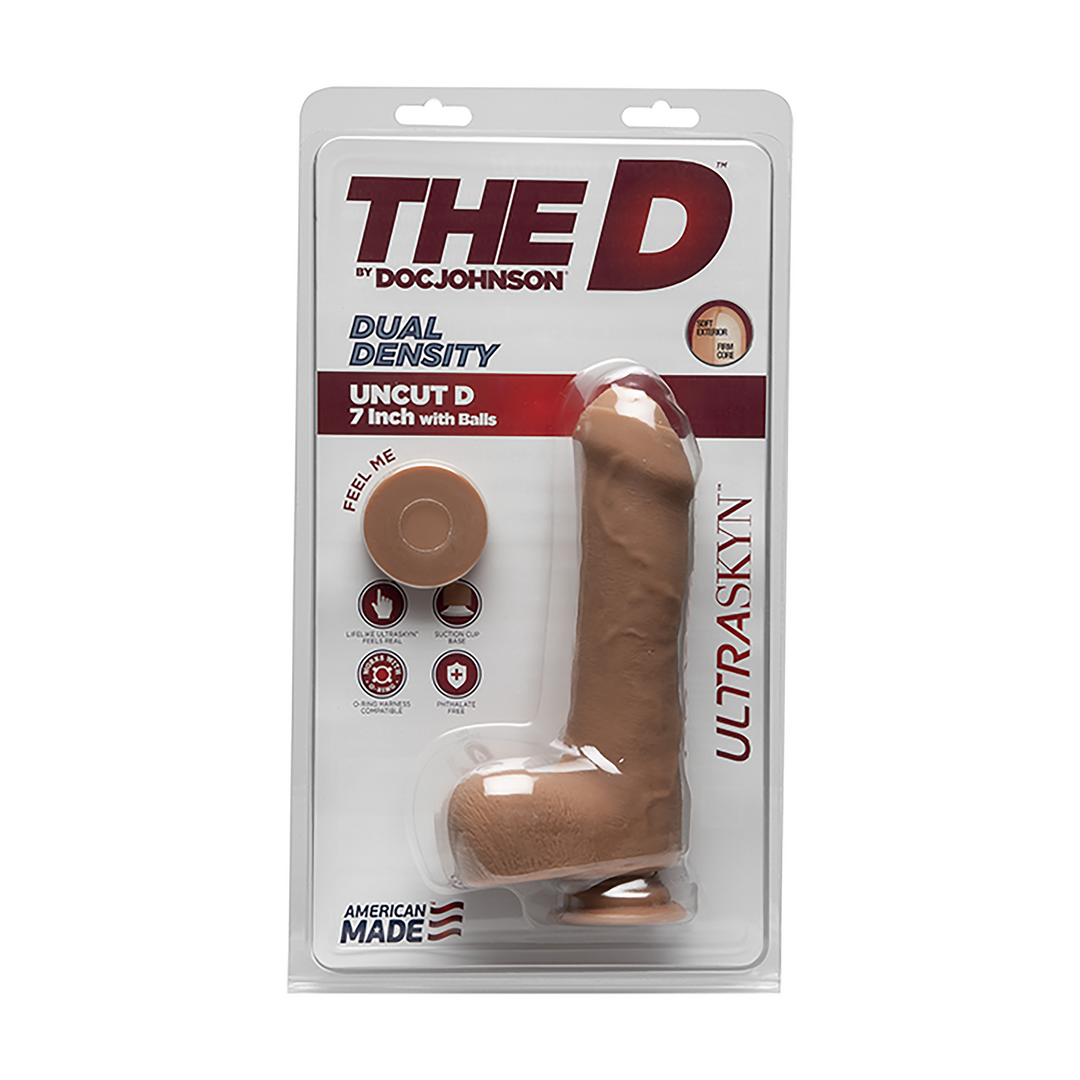 Uncut D - 7 Inch with Balls - ULTRASKYN - Caramel