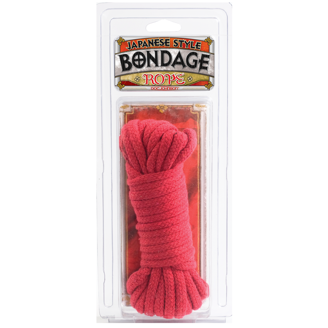 Cotton Bondage Rope Japanesse - Style Red