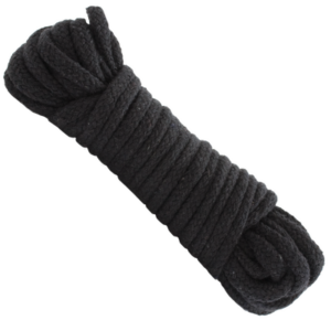 Cotton Bondage Rope Japanesse - Style Black