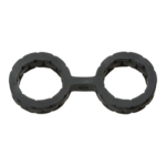 Japanese Bondage - Silicone Cuffs - Small - Black