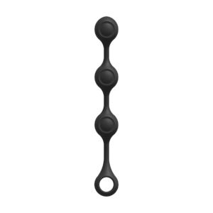 Anal Essentials Weighted Silicone Anal Balls - Black