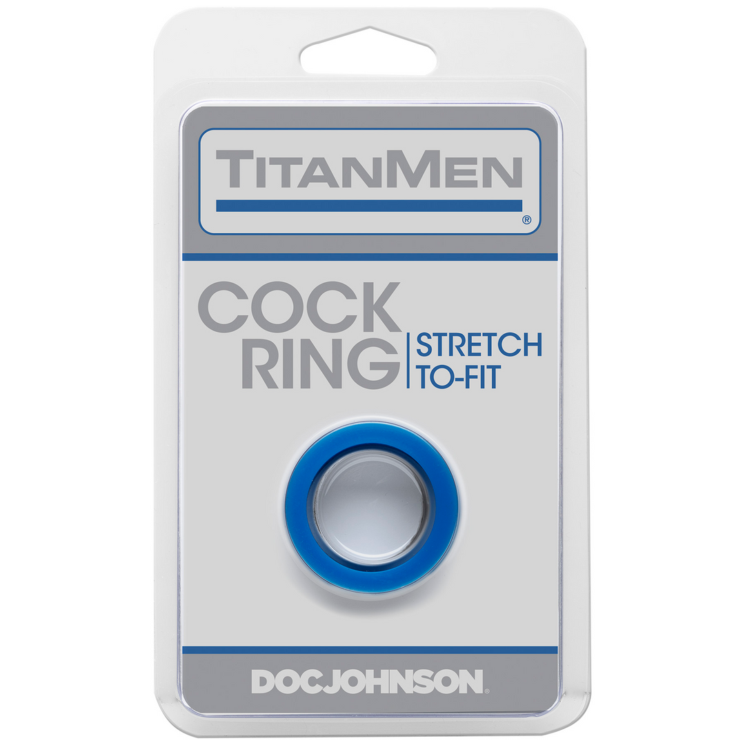 TitanMen - Stretch Cockring Blue