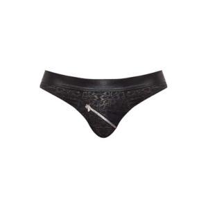 Zip Bikini - Black - Medium M