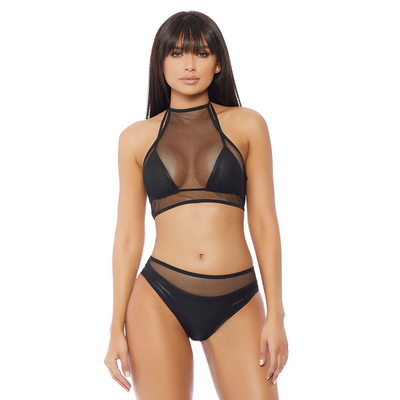 Impulse Top and Panty - Black L/XL