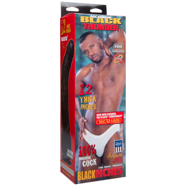 Black Thunder - 12 Inch - Realistic Cock