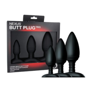 ACE MEDIUM Remote Control Vibrating Butt Plug - Black