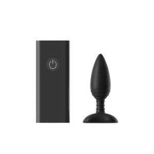 ACE MEDIUM Remote Control Vibrating Butt Plug - Black