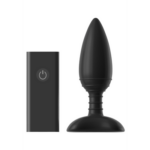 ACE SMALL Remote Control Vibrating Butt Plug - Black