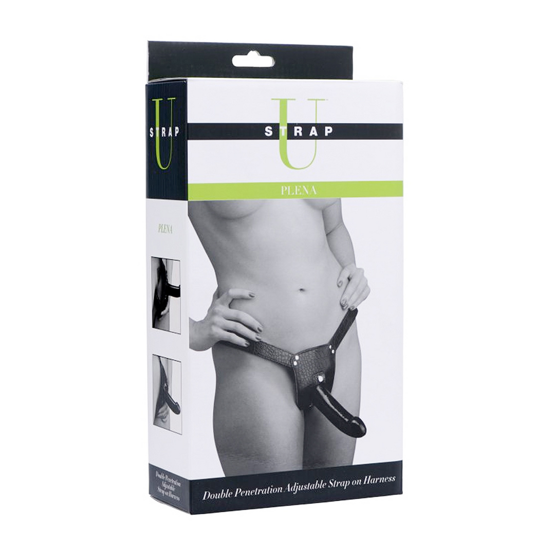 Plena Double Penetration Adjustable Strap on Harness