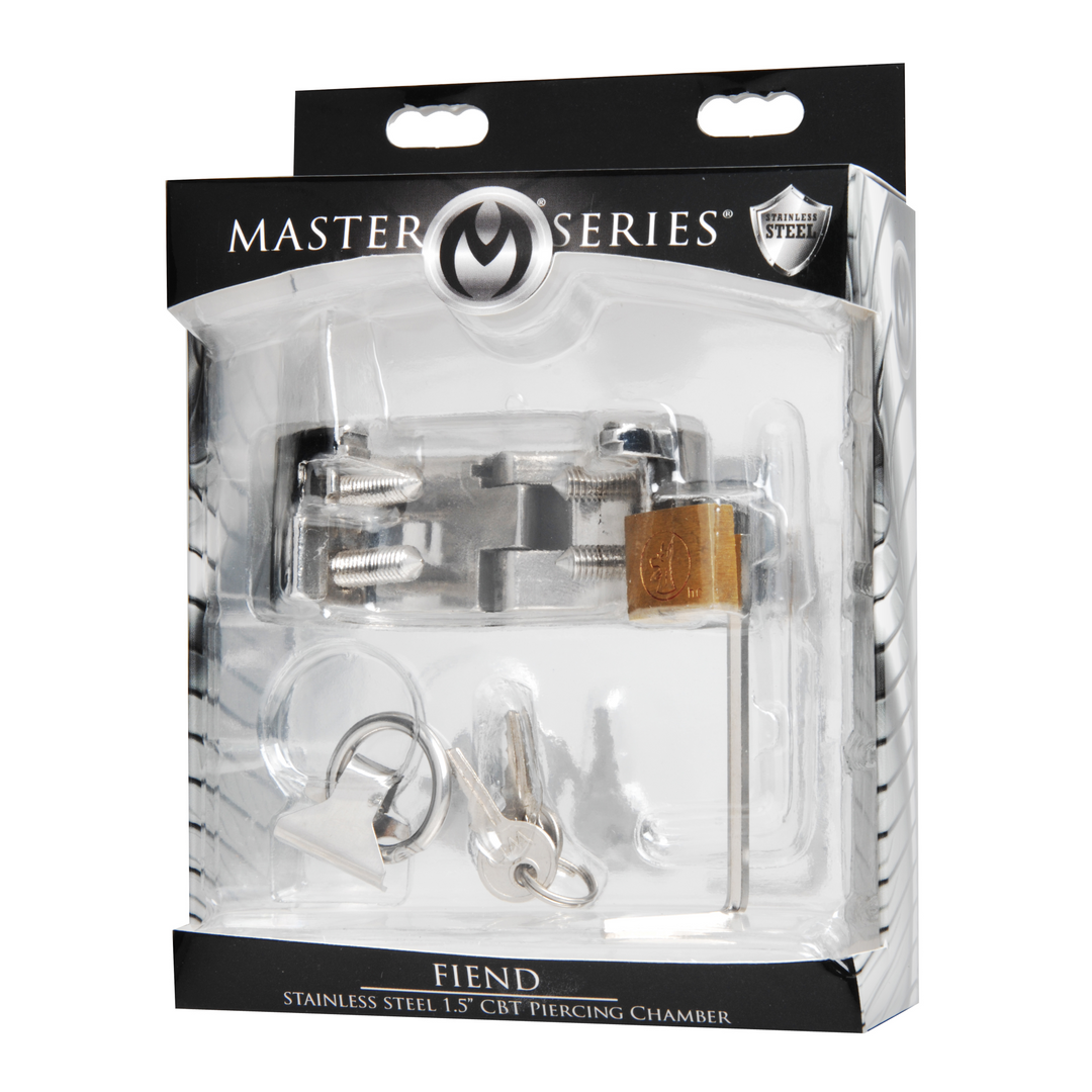 Master Series - Fiend Stainless Steel CBT Piercing Chamber -