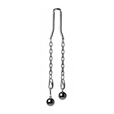 Heavy Hitch Ball Stretcher Hook with Weights - Silver